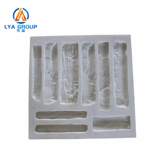 인공적인 가동 가능한 벽 돌 베니어판 3D 고무 실리콘 문화 콘크리트 블록 형